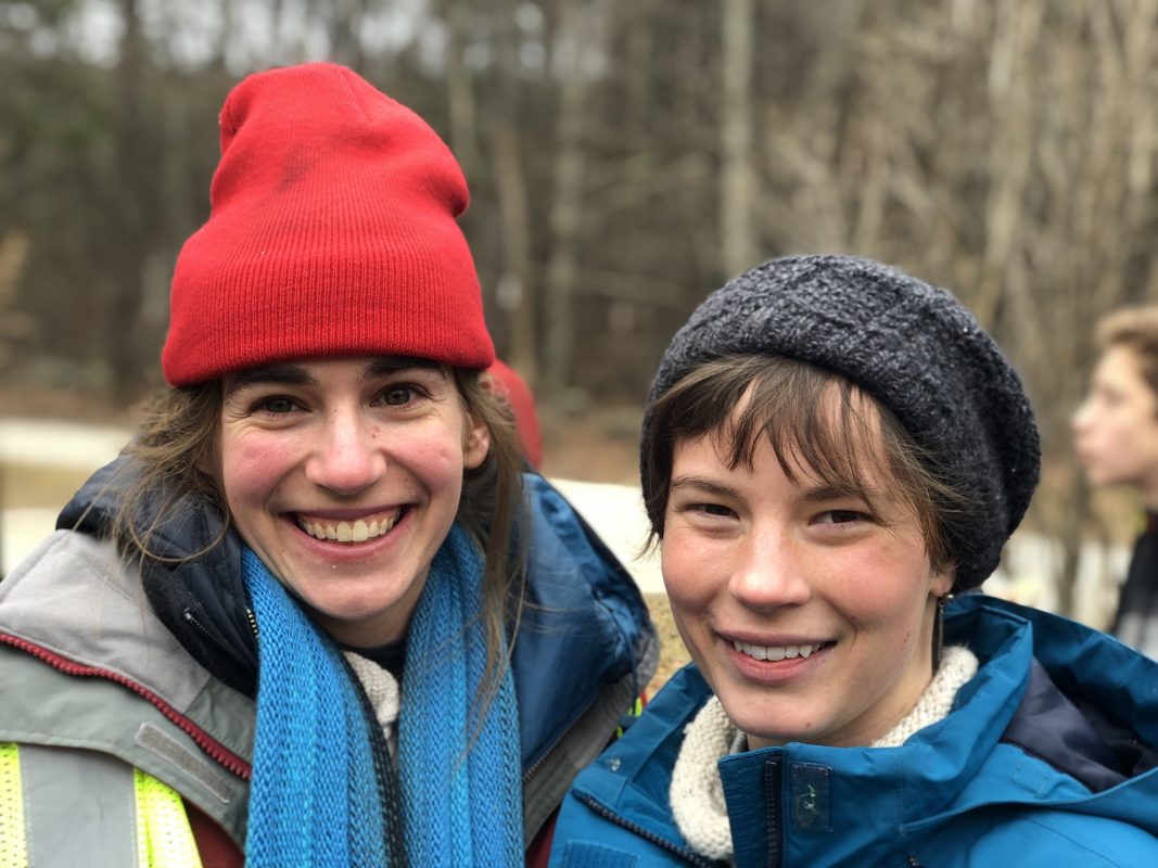 Headshot of Tessa and Allie wearing warm hats and smiling