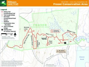 A small thumbnail image of the trail map for Fraser Conservation Area.