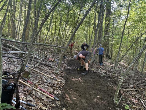 Bradley Finishing Touches Trail Workday