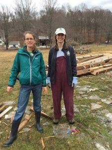 2016-17 HLT AmeriCorps service members Tamsin & Katie